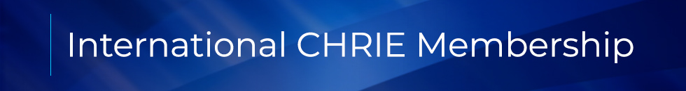 International CHRIE Membership Application